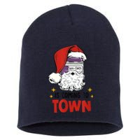 Sani-Cloth Is Coming To Town Funny Christmas Nurse Nursing Short Acrylic Beanie