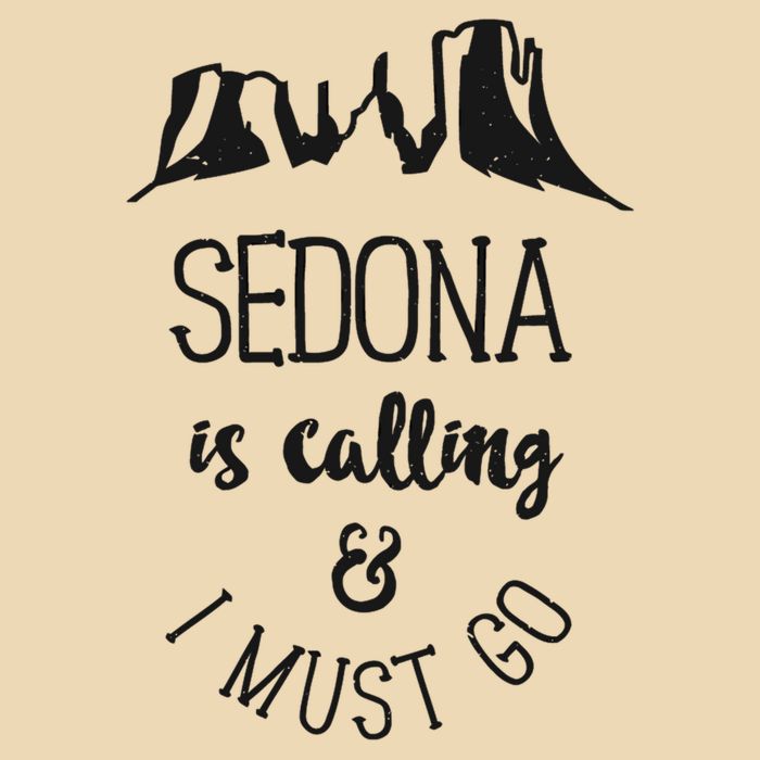 Sedona Is Calling And I Must Go Arizona Vacation Drawstring Bag