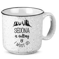 Sedona Is Calling And I Must Go Arizona Vacation 15oz Campfire Ceramic Mug
