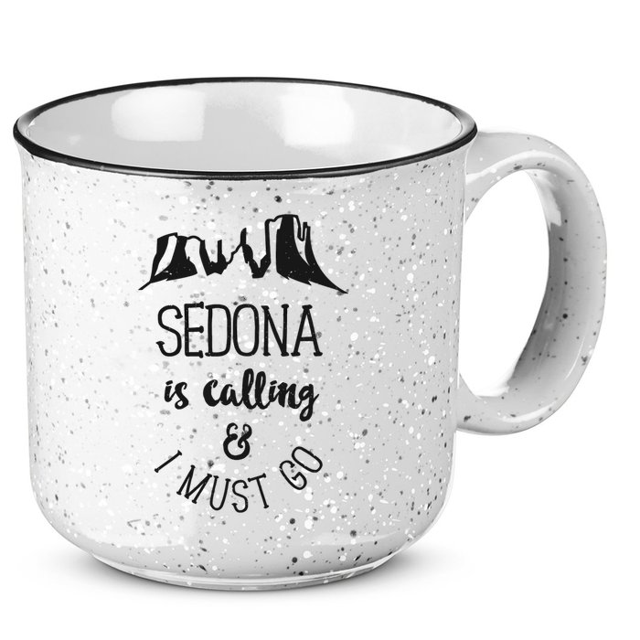 Sedona Is Calling And I Must Go Arizona Vacation 15oz Campfire Ceramic Mug