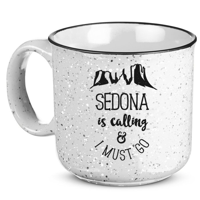 Sedona Is Calling And I Must Go Arizona Vacation 15oz Campfire Ceramic Mug