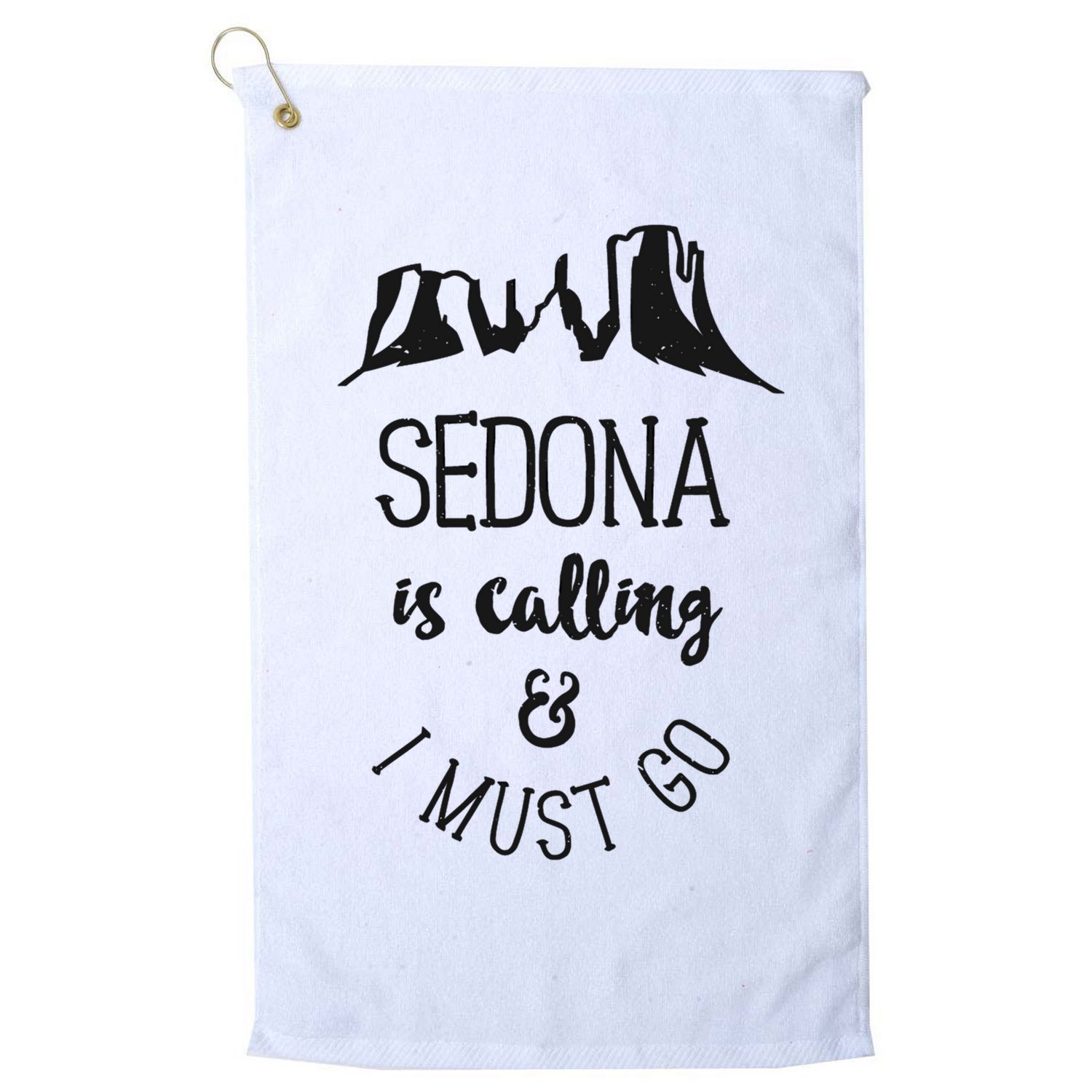 Sedona Is Calling And I Must Go Arizona Vacation Golf Towel