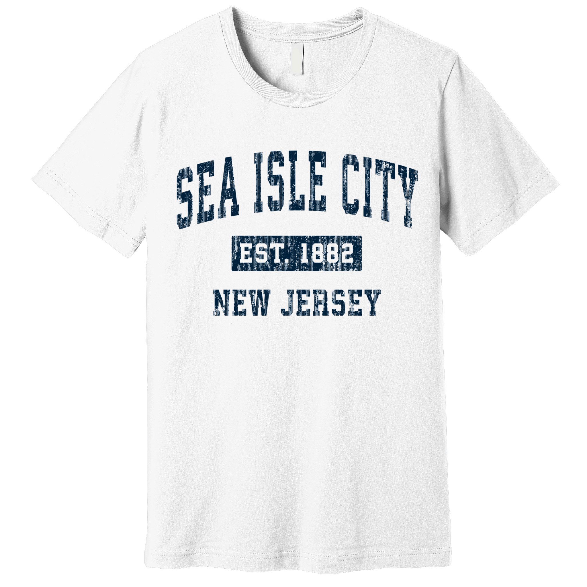 Sea Isle City New Jersey Nj Vintage Sports Premium T-Shirt
