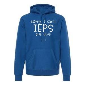 Sorry I Cant Ieps Are Due Cute Elementary Teacher Iep Premium Hoodie