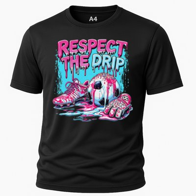 Soccer Ice Cream Sprinkles Theme Respect The Drip Performance Shirt