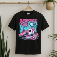 Soccer Ice Cream Sprinkles Theme Respect The Drip T-Shirt
