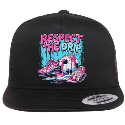 Soccer Ice Cream Sprinkles Theme Respect The Drip Flatbill Hat
