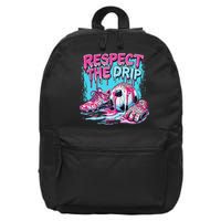 Soccer Ice Cream Sprinkles Theme Respect The Drip 16 in Basic Backpack