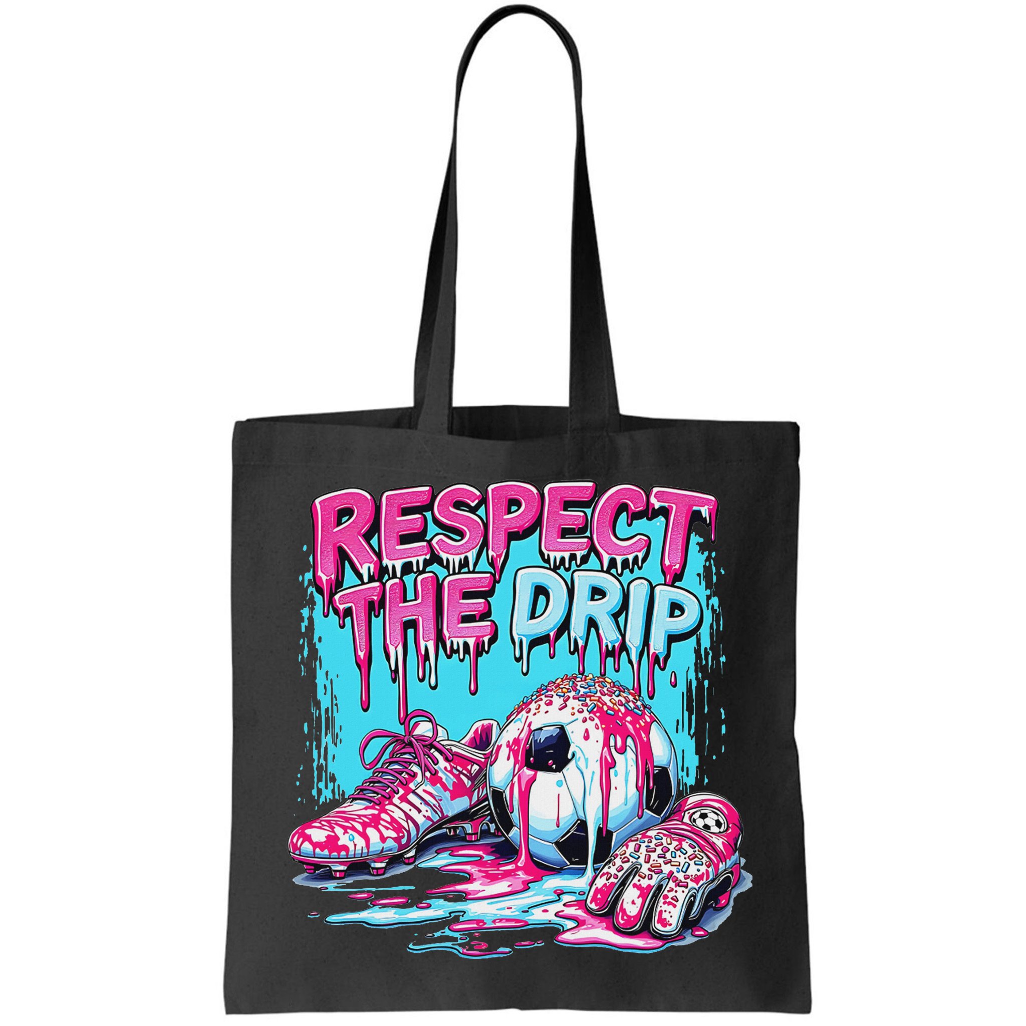 Soccer Ice Cream Sprinkles Theme Respect The Drip Bag