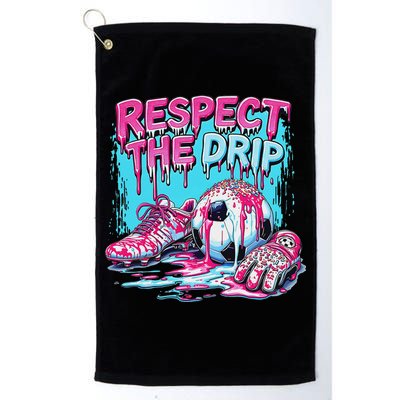 Soccer Ice Cream Sprinkles Theme Respect The Drip Golf Towel
