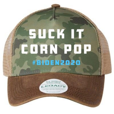 Suck It Corn Pop Joe Biden 2020 Funny Political Gift Legacy Tie Dye Trucker Hat