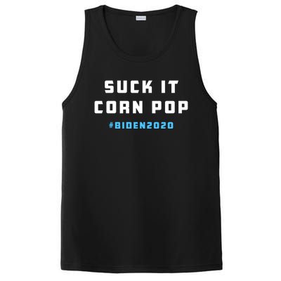 Suck It Corn Pop Joe Biden 2020 Funny Political Gift PosiCharge Competitor Tank