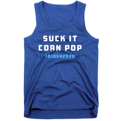 Suck It Corn Pop Joe Biden 2020 Funny Political Gift Tank Top