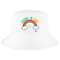 School Is Cool Rainbow Fun Retro Cool Comfort Performance Bucket Hat