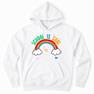 School Is Cool Rainbow Fun Retro Hoodie