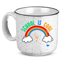 School Is Cool Rainbow Fun Retro 15oz Campfire Ceramic Mug