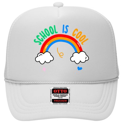 School Is Cool Rainbow Fun Retro Trucker Hat