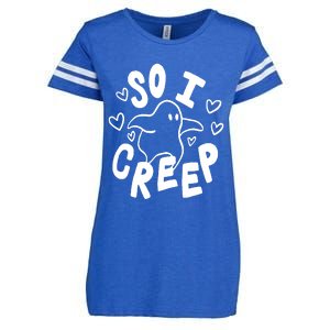 So I Creep Enza Ladies Jersey Football T-Shirt