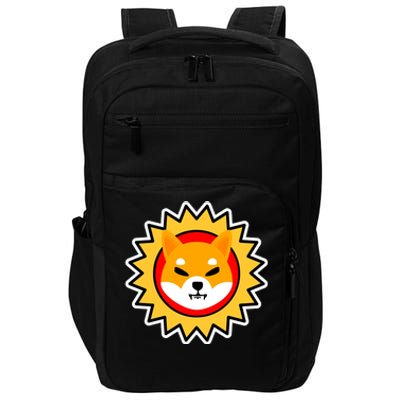 Shiba Inu Coin Star Logo Impact Tech Backpack