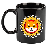 Shiba Inu Coin Star Logo 11oz C Handle Ceramic Mug