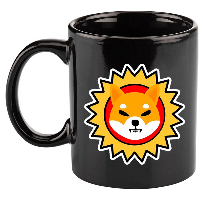 Shiba Inu Coin Star Logo 11oz C Handle Ceramic Mug