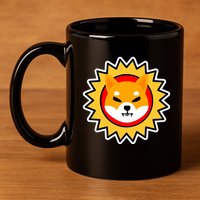 Shiba Inu Coin Star Logo 11oz C Handle Ceramic Mug
