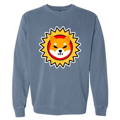 Shiba Inu Coin Star Logo Garment-Dyed Sweatshirt