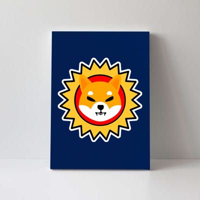 Shiba Inu Coin Star Logo Canvas