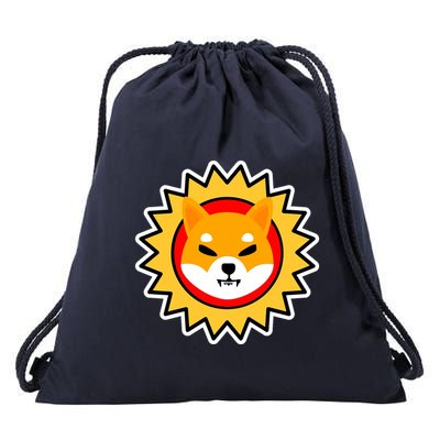 Shiba Inu Coin Star Logo Drawstring Bag