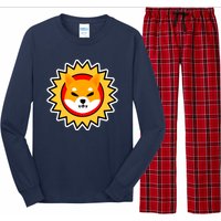 Shiba Inu Coin Star Logo Long Sleeve Pajama Set