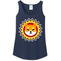 Shiba Inu Coin Star Logo Ladies Essential Tank