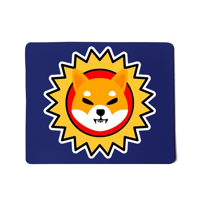 Shiba Inu Coin Star Logo Mousepad