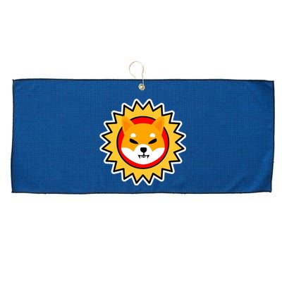 Shiba Inu Coin Star Logo Large Microfiber Waffle Golf Towel