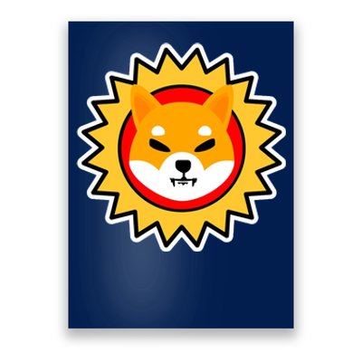 Shiba Inu Coin Star Logo Poster