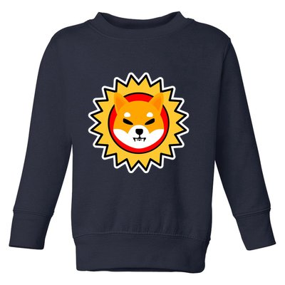 Shiba Inu Coin Star Logo Toddler Sweatshirt