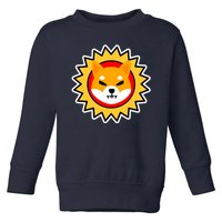 Shiba Inu Coin Star Logo Toddler Sweatshirt