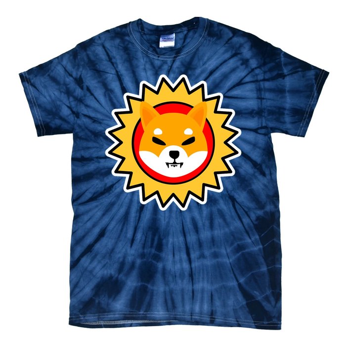 Shiba Inu Coin Star Logo Tie-Dye T-Shirt