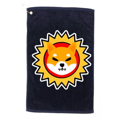 Shiba Inu Coin Star Logo Platinum Collection Golf Towel