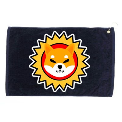 Shiba Inu Coin Star Logo Grommeted Golf Towel