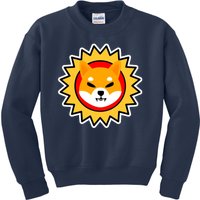 Shiba Inu Coin Star Logo Kids Sweatshirt