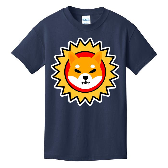 Shiba Inu Coin Star Logo Kids T-Shirt