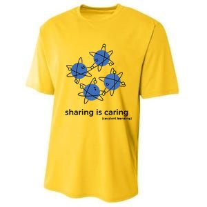 Sharing Is Caring Cute Chemistry Chemist Performance Sprint T-Shirt