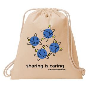 Sharing Is Caring Cute Chemistry Chemist Drawstring Bag