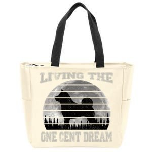 Shiba Inu Coin Token Cool Gift One Cent Dream Shib Army To Moon Meaningful Gift Zip Tote Bag