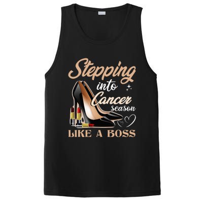 Stepping Into Cancer Season Like A Boss Zodiac Birthday PosiCharge Competitor Tank