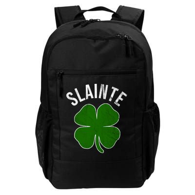 Slainte Irish Clover St Patrick's Day Backpack