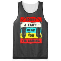 Sorry I CanT Hear You IM Gaming Mesh Reversible Basketball Jersey Tank