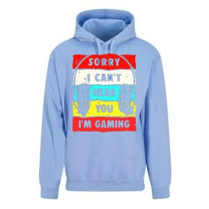 Sorry I CanT Hear You IM Gaming Unisex Surf Hoodie