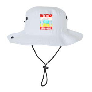 Sorry I CanT Hear You IM Gaming Legacy Cool Fit Booney Bucket Hat