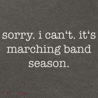 Sorry. I Cant. Its Marching Band Season Marching Band Cotton Canvas Backpack